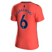 Ženski Nogometni dresi Everton James Tarkowski #6 Gostujoči 2023-24 Kratek Rokav
